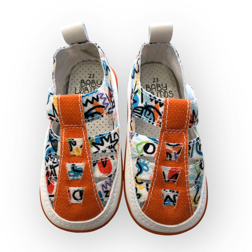 Confetti Barefoot shoes, Size 21-29