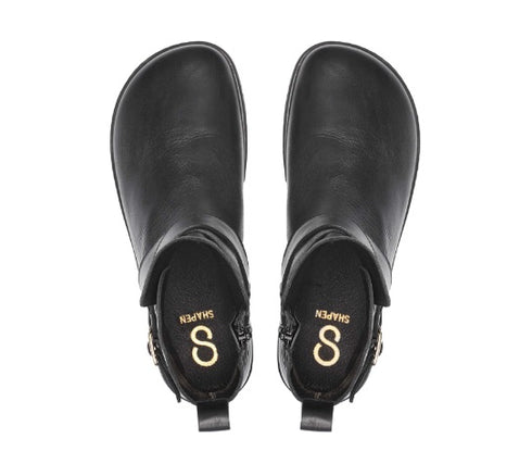 Divine Ankle Boot Black Barefoot boots, Size 36-43