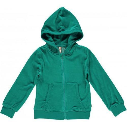 Cardigan hættetrøje i velour