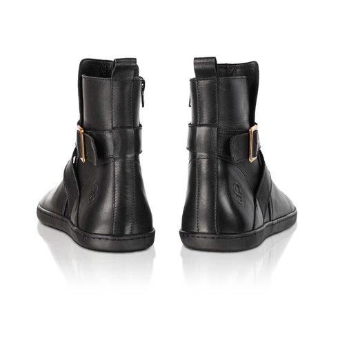 Divine Ankle Boot Black Barefoot boots, Size 36-43
