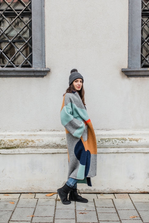 Cozy Black Ullfodrade Vinterskor