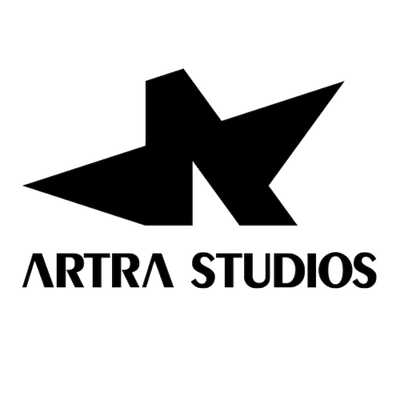 Logotyp för varumärket Artra Studios som tillverkar barfotaskor.