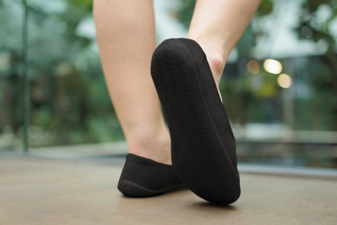 Ballet Sophie All Black Barefoot Shoes/Sandals (Adults), Size 36-43