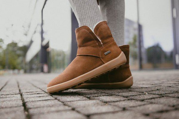 Polaris Brown Barefoot Winter Shoes, Size 36-43
