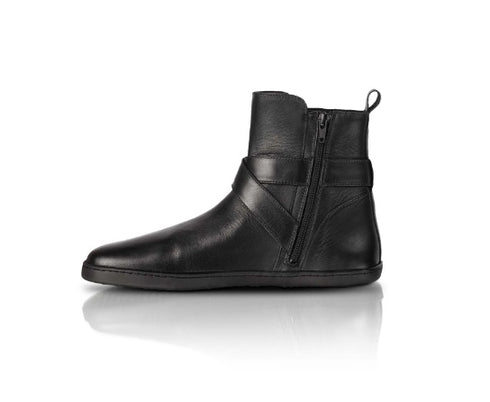 Divine Ankle Boot Black Barefoot boots, Size 36-43