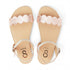 Jasmine Rose Gold Barfotasandaler, Stl 36-43