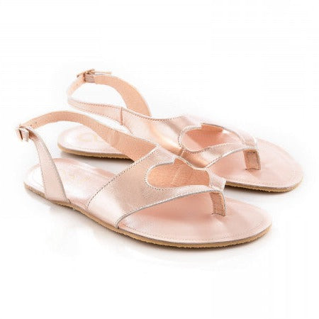 Mai Rose Gold Barefoot Sandals, Size 36-43