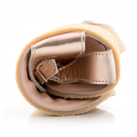 Mai Rose Gold Barefoot Sandals, Size 36-43