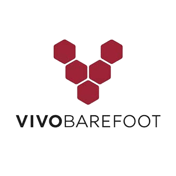 Logotyp för varumärket Vivobarefoot som tillverkar barfotaskor.