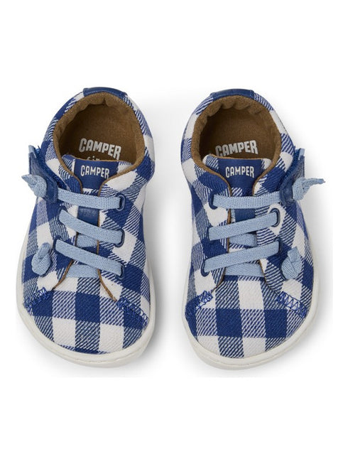 Peu Cami Buco Blå Hvid Barfodssko, str. 20-25