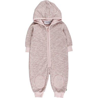 Melange bomuldsoverall, str. 56-98