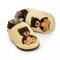 Teddyboy Beige Barefoot Slippers, Size 17-26