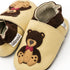 Teddyboy Beige Barefoot Slippers, Size 17-26