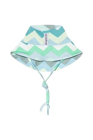 Sunny Hat Zick Zack Blue, Stl 4m-2år