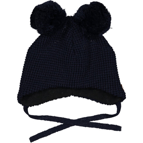 Tofsmössa Marinblå, Stl 0-6år