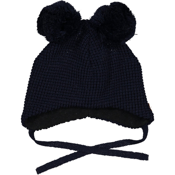 Tofsmössa Marinblå, Stl 0-6år
