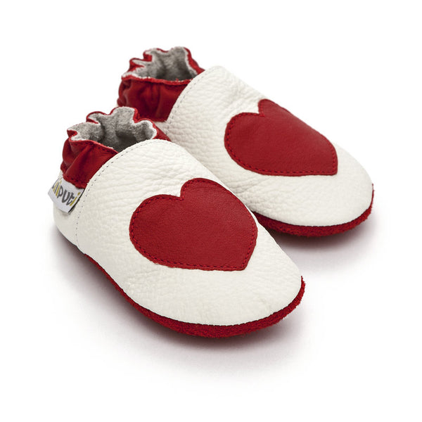 Red Love Barefoot Slippers, Size S-4XL