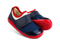 Dimension II Navy/Red Barfotaskor