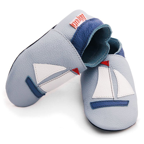 Sailboat Blue Barefoot shoes/ Slippers, Size S-XXL
