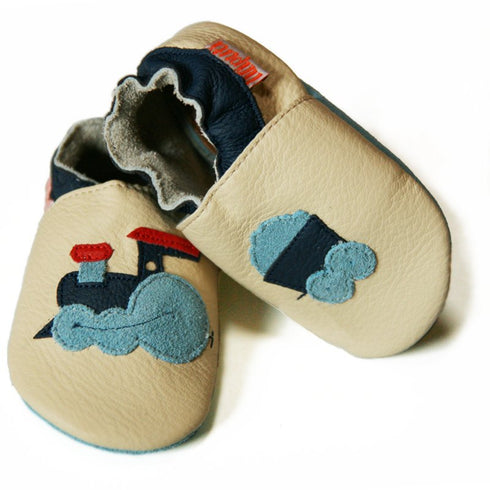 Express White Train Barefoot Shoes/ Tofflow, Size S-XXL