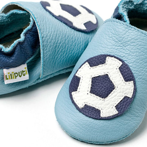 Soccer Shoes Blue Barefoot Slippers, Size S-XXL