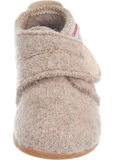 Oberstaufen Natural Barefoot Wool Slippers, Size 18-30