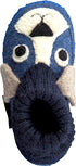 Kossa Dark Blue Barefoot Wool Slippers, Size 23-35