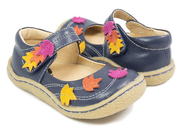 Maple Dark Blue Barefoot Shoes, Size 19-30