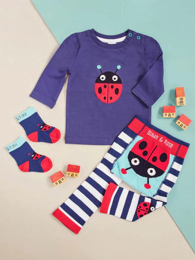 Ladybird Socks, Stl 0-6 år