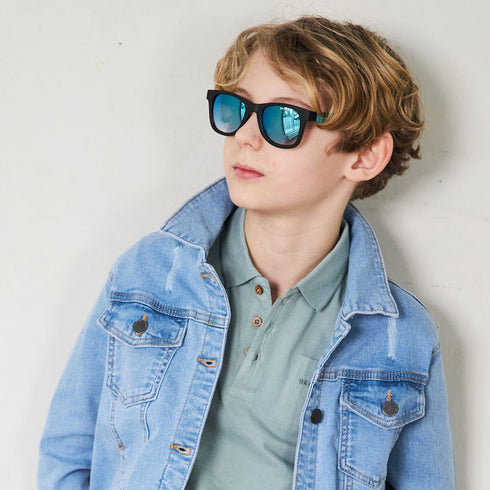 Sunglasses Children 2-6 Years - Black/turquoise
