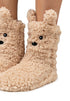 Cappucino Furry Animal Barefoot tofflor (Vuxna), One Size 36-41