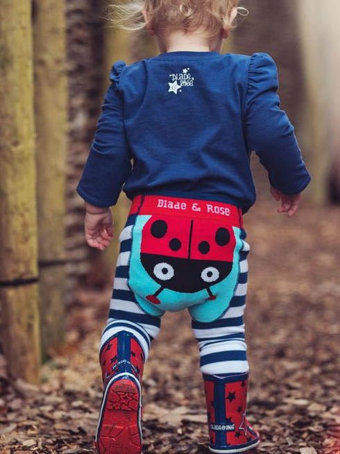 Ladybird Leggings, Stl 0-4 år