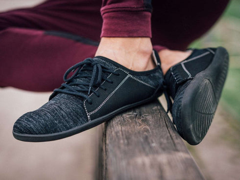 Ace Black Barfotaskor/Tygskor (Vuxna) Stl 36-46