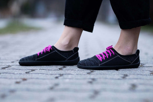 Ace Black Barfotaskor/Tygskor (Vuxna) Stl 36-46