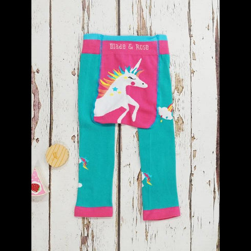 Flying Unicorn Leggings, Stl 0-4 år