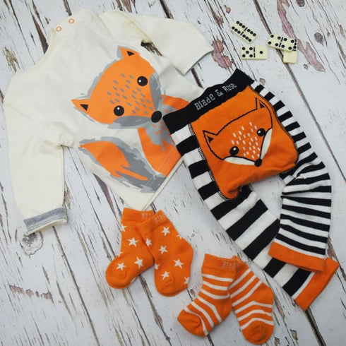 Fox Leggings, Stl 0-4 år