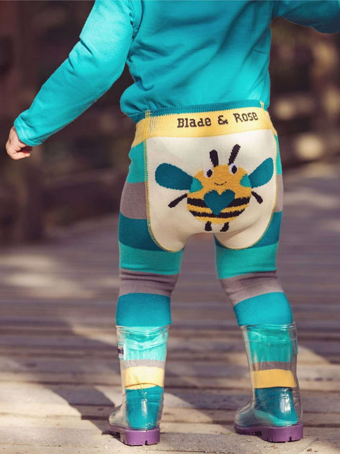 Buzzy Bee Leggings, Stl 0-4 år