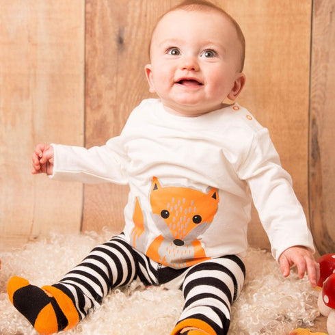 Fox Leggings, Stl 0-4 år