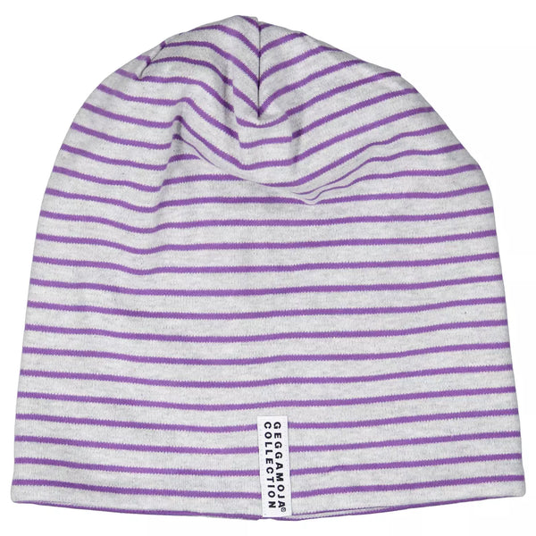 Topline Fleece Cap Grey melange/Lilac, Stl 0-12m