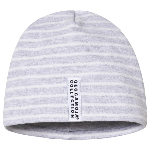 Topline Classic Cap Lysegrå stribe, Størrelse 0-6y