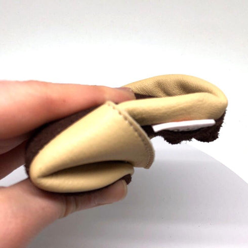 Hedgehog Beige Barefoot Slippers, Size S-4XL