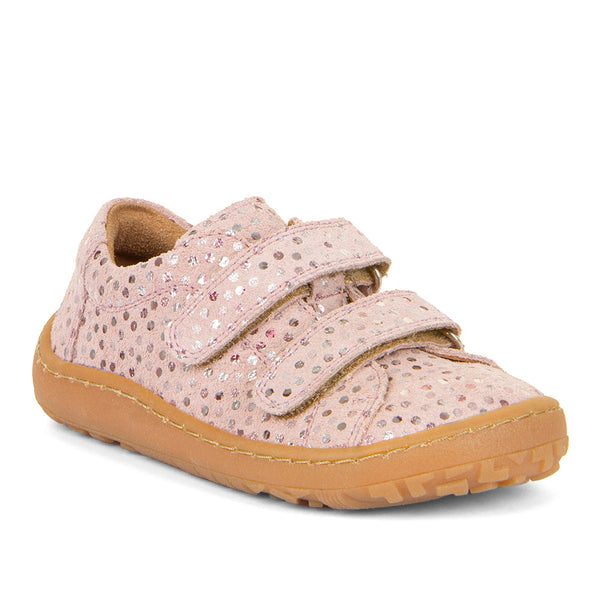 D-Velcro Base Glitter | Barfotasneakers för barn