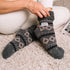 Hyggelig lang strik med Fleck Dye Yarn Sok, Stl One Size 36-41 (voksne)