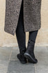 Cozy Black Ullfodrade Vinterskor