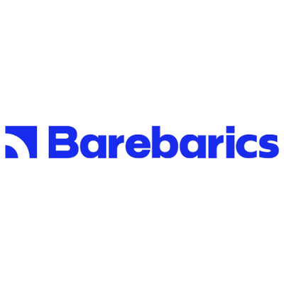 Logotyp för varumärket Barebarics som tillverkar barfotaskor.