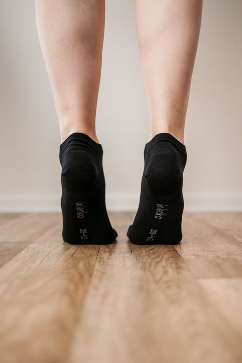 Essentials Low Cut Blue Barefoot Socks