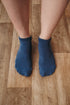 Essentials Low Cut Blue Barefoot Socks