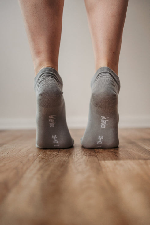 Essentials Low Cut Blue Barefoot Socks