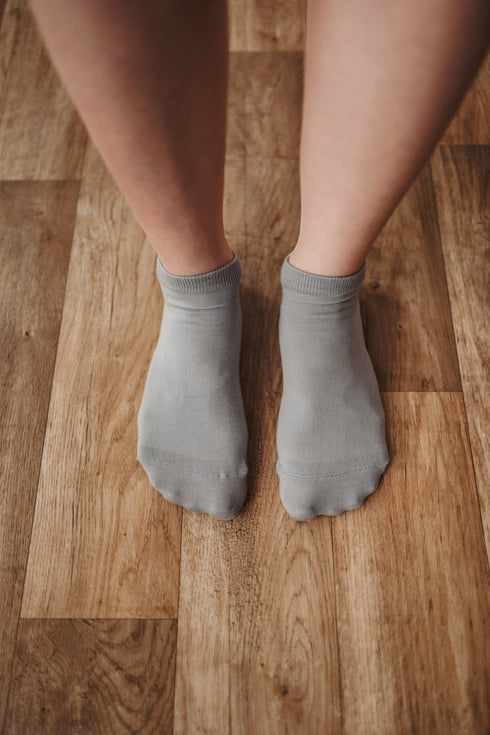 Essentials Low Cut Blue Barefoot Socks