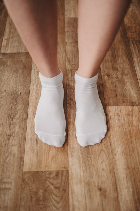 Essentials Low Cut Blue Barefoot Socks